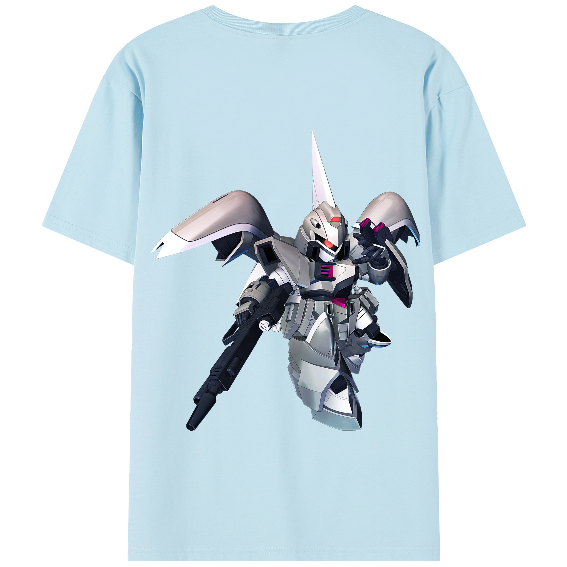 （画像用） 機動戦士ガンダム Mobile Suit Gundam 綿100％半袖Tシャツ（背面プリント）